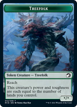 Treefolk Token - Foil